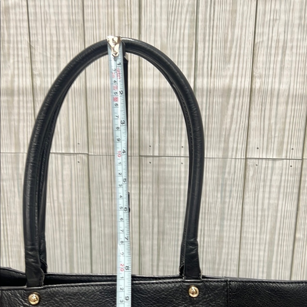 Rebecca Minkoff Black Tote Modern Professional Design - Picture 8 of 11